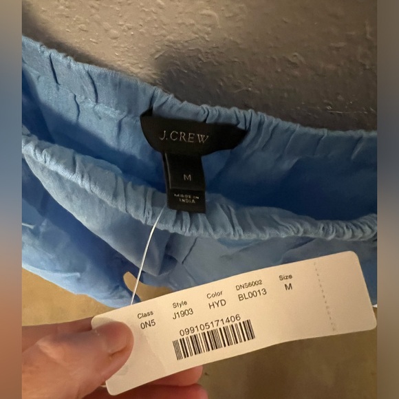 NWT J. Crew Linen Blend Eyelet Dress/Beach Coverup - Picture 6 of 6